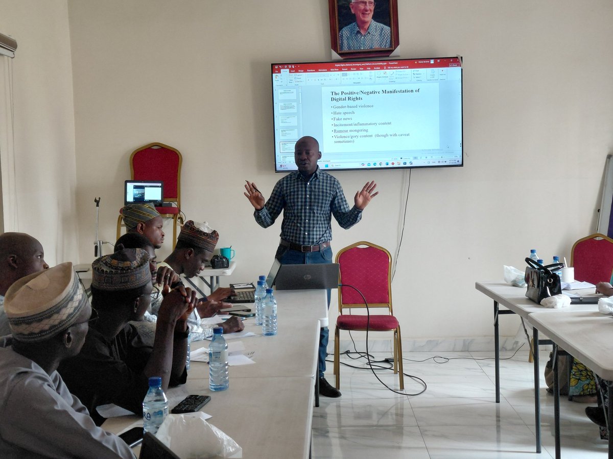 a_sabo12's tweet image. Ongoing: Digital Rights training for Civil Society Organizations in Kano organised by the @ICTAdvocates with support of @APC_News. Hamza Ibrahim discussing with the participants Digital Rights, National Sovereignty and Platform Accountability @a_sabo12 @YZYau @NITDANigeria