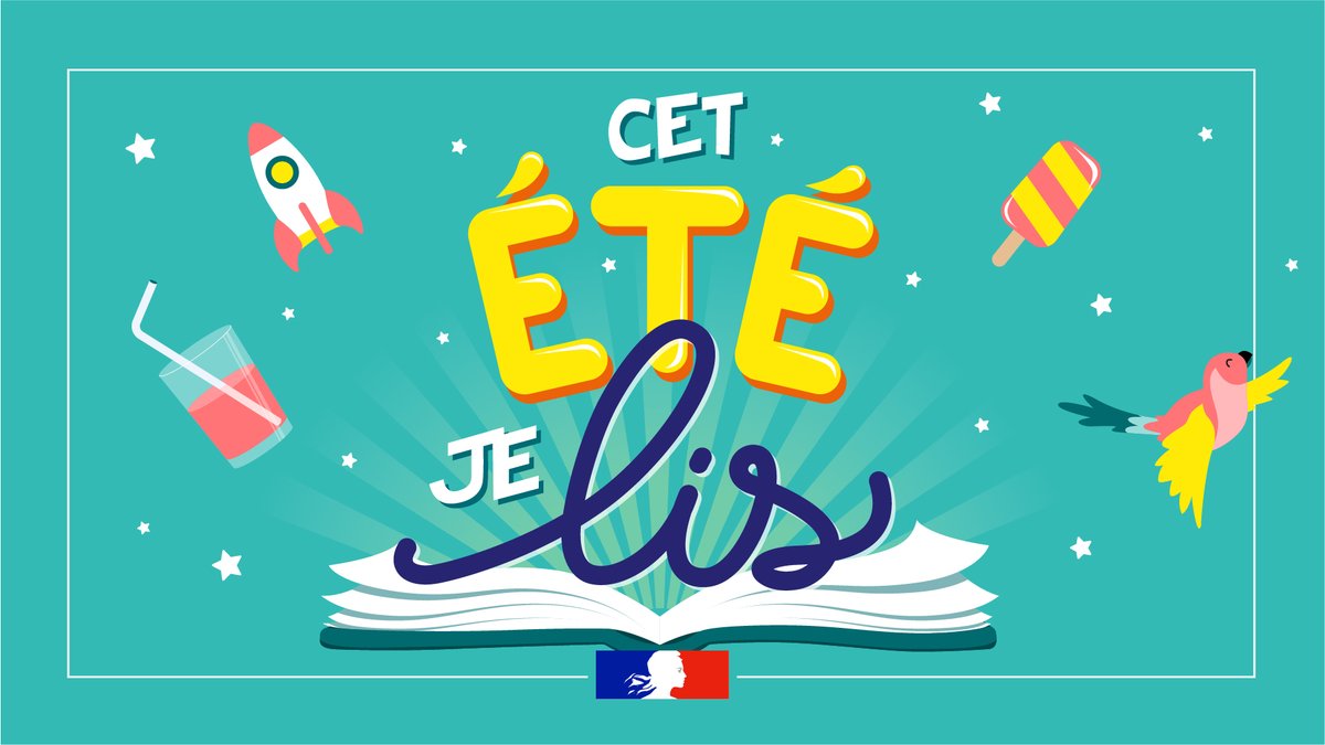 #cetétéjelis  | 📚 Impulsée par les ministères de l’Éducation nationale et de la Culture, l’opération « Cet été, je lis » entend promouvoir et encourager la lecture auprès des jeunes.
📆 Elle se tient du 2 juin au 31 août 2025.
📖 Petits et grands, cet été ont lit?