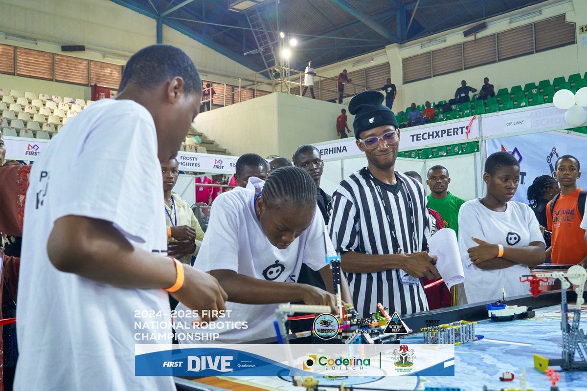 coderina's tweet image. #ThrowbackThursday to an epic moment at the National Robotics Championship!
Our young innovators showed off their skills, creativity, and teamwork, it was a good experience.
We’re proud of every team that took part!
#TBT #CoderinaEdtech #Robotics #STEM #FutureBuilders