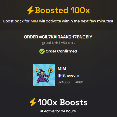 MIMTokenERC's tweet image. 100X BOOSTED ON @dexscreener 

dexscreener.com/ethereum/0xeba…