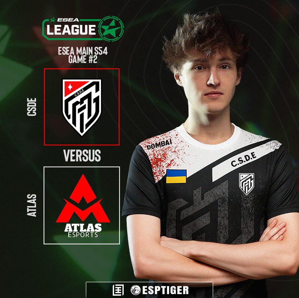 CSDE is back and looking for vengeance after their close loss the other evening.  Tonight, they play against Atlas Esports in ESEA Main!  We are ready for this match!

Stream: @evolution_cast on twitch.tv/csdegg