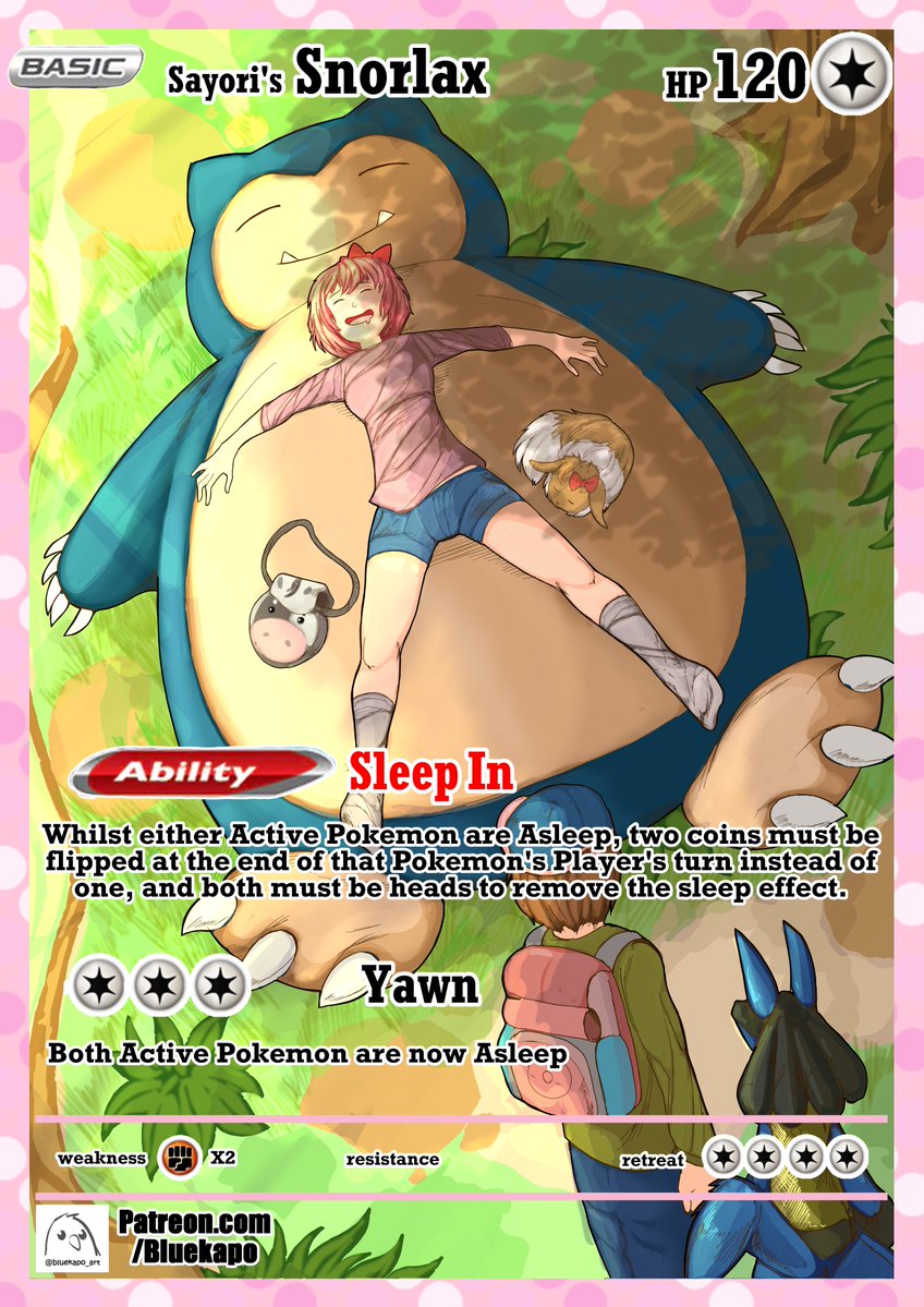 bluekapo_art's tweet image. Starting on some DDLC/Pokemon crossovers
#DDLC #DDLCfanart #ddlcsayori #PokemonTCG #Pokemon