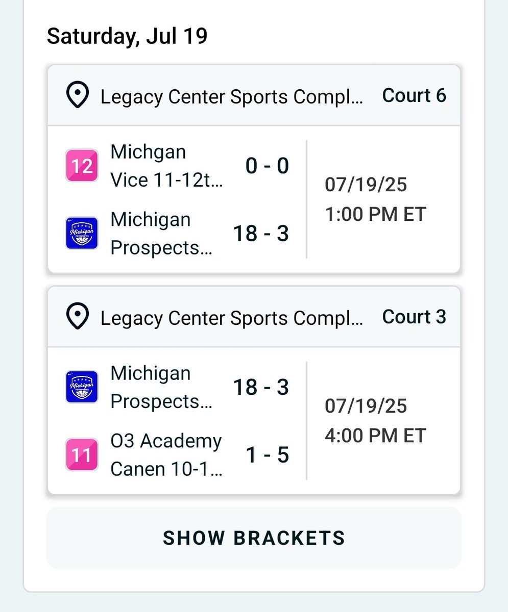 Sophia Mator (@sophiamator) on Twitter photo Here is my team's schedule for this weekend!! Hope to see you there!! Let's get it!! 🔥🔥
<a href="/MIprospects/">MichiganProspects</a> <a href="/matorfarms/">matorfarms23</a> <a href="/iamcoachmason/">CoachMason</a> <a href="/coachhudsonlcc/">Megan Hudson</a> <a href="/CoachLindseyCPA/">Asst Coach/Recruiting coordinator @ St. Clair CC</a> <a href="/SAUCougarsWBB/">Spring Arbor Women's Basketball</a> <a href="/CoachEvanBell/">Evan Bell</a> <a href="/MichHSBball/">Mich HS Bball</a> Here is my team's schedule for this weekend!! Hope to see you there!! Let's get it!! 🔥🔥
<a href="/MIprospects/">MichiganProspects</a> <a href="/matorfarms/">matorfarms23</a> <a href="/iamcoachmason/">CoachMason</a> <a href="/coachhudsonlcc/">Megan Hudson</a> <a href="/CoachLindseyCPA/">Asst Coach/Recruiting coordinator @ St. Clair CC</a> <a href="/SAUCougarsWBB/">Spring Arbor Women's Basketball</a> <a href="/CoachEvanBell/">Evan Bell</a> <a href="/MichHSBball/">Mich HS Bball</a>