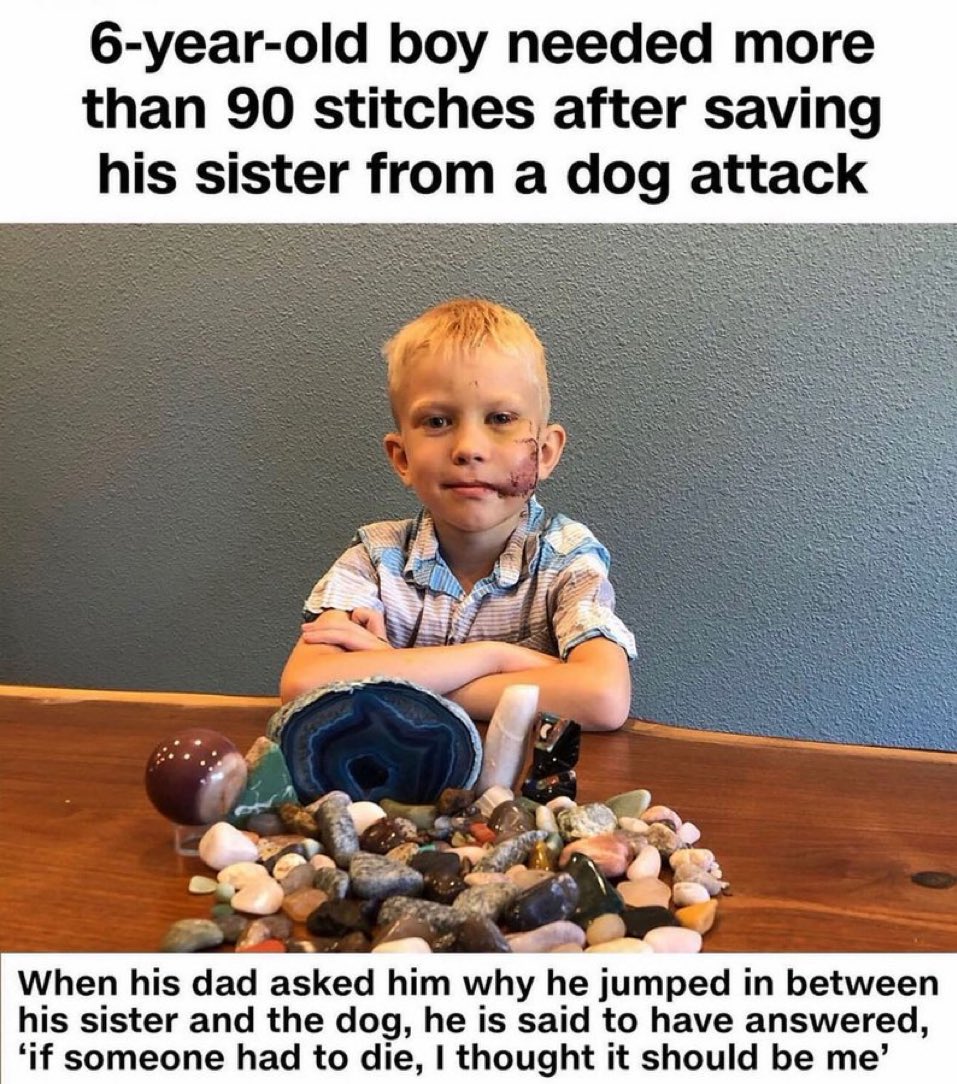 Not all heroes wear capes! 

Brave young man right here. 

👏🏼👏🏼👏🏼