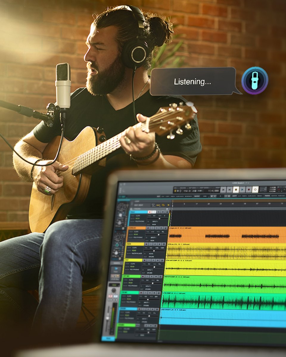 UAudio's tweet image. What's new in LUNA 1.9?
🔸 Voice Control
🔸 Instrument Detection
🔸 Tempo Listen, Detect, and Extraction
What's all of that mean?
Click here to learn more: youtube.com/watch?v=ohLEA-…
Oh, and just a reminder -- LUNA is free for everyone!