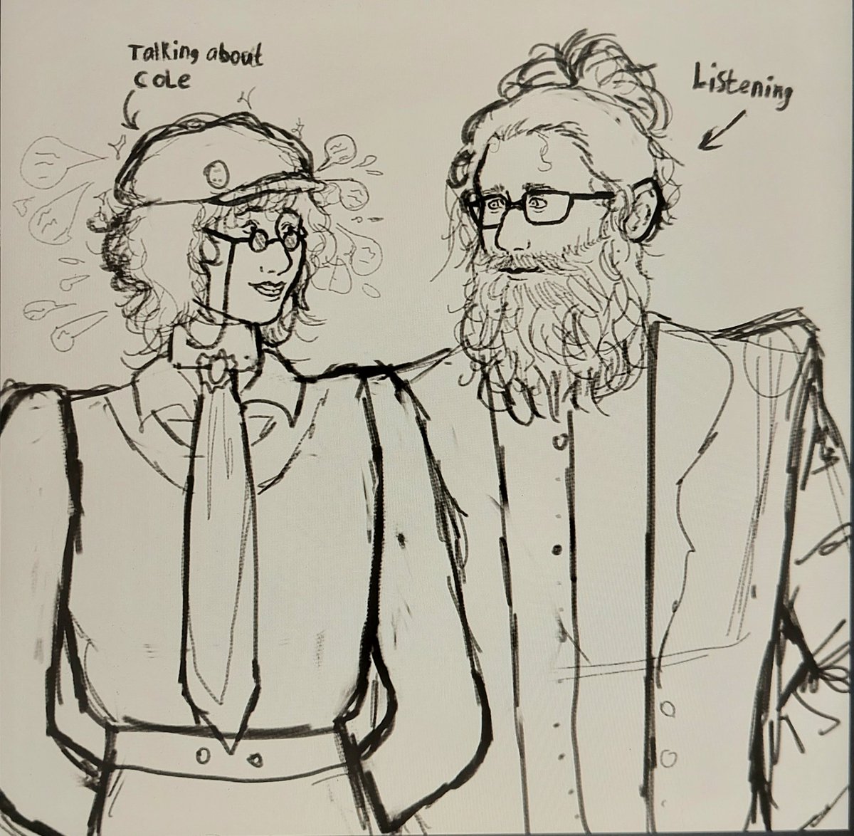 Nothing special, just keath is telling to Ben about Cole Seymour.🙂 #Yaelokre #meadowlark #fanart #bencaplan <a href="/Yaelokre/">Keath Ósk</a>