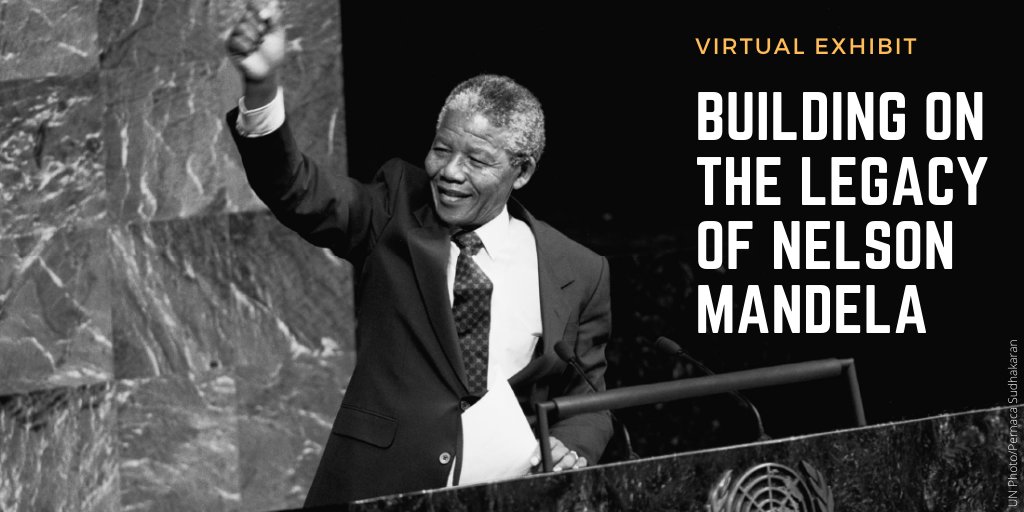 GlobalGoalsUN's tweet image. “Let us stand together to make of our world a sustainable source for our future as humanity on this planet.” - Nelson Mandela
Ahead of #MandelaDay, explore the digital exhibit entitled “Building on the legacy of Nelson Mandela”
➡️ buff.ly/0XNcMA3