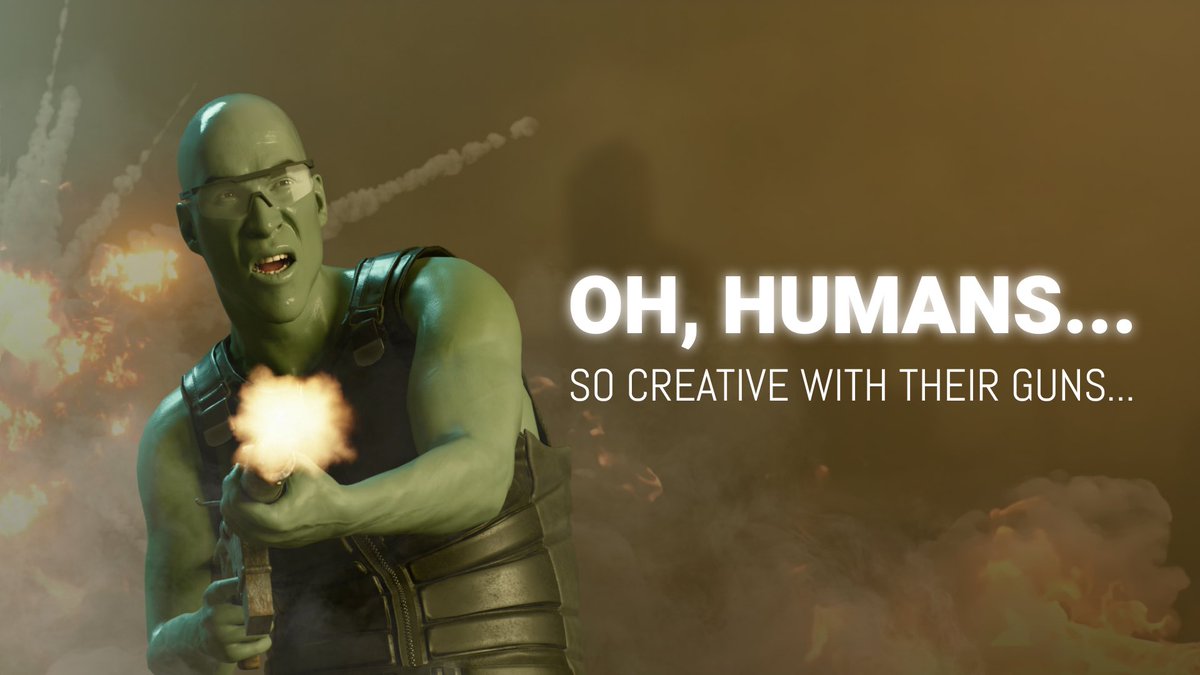 edendotgame's tweet image. Humans had to get creative to survive the treacherous conditions of The Wasteland.
You too will have to learn to adapt, settler.
Which gun will you choose?