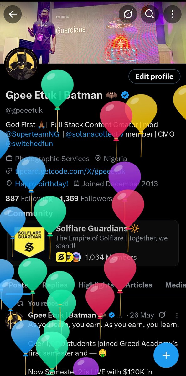 gpeeetuk's tweet image. Gotham City!! I got Balloons today😁
Now, let's go blow bubbles and fight crime, into the day to save the night!!😌