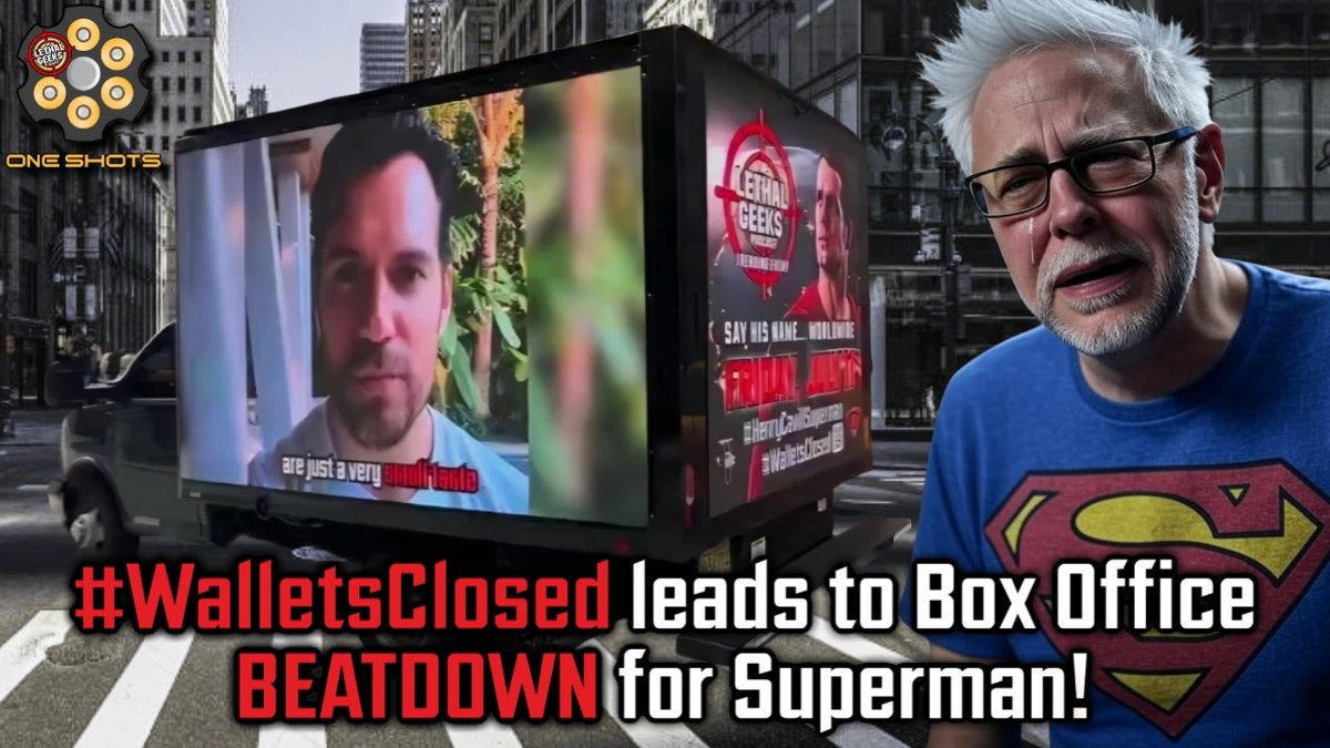 TheLethalGeeks's tweet image. The media twisted our message—but we’re not staying silent. Here’s the TRUTH about #JamesGunnSuperman box office & why #WalletsClosed hit harder than they admit.
The Lethal Geeks tell all.
#DCU, #BoxOffice, #FandomTruth, #RestoreTheSnyderVerse
🎥 Watch now:…