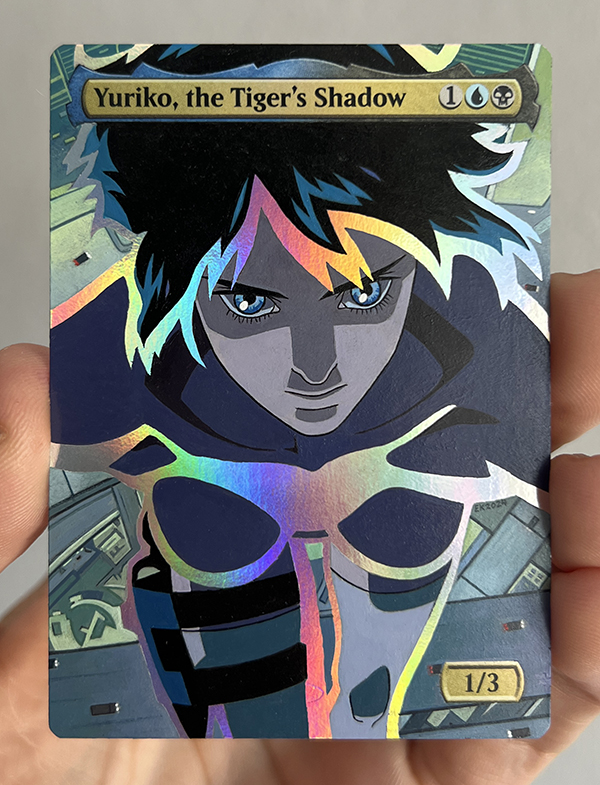 klug_alters's tweet image. Ghost in the Shell's Major, complete with thermoptic camouflage.