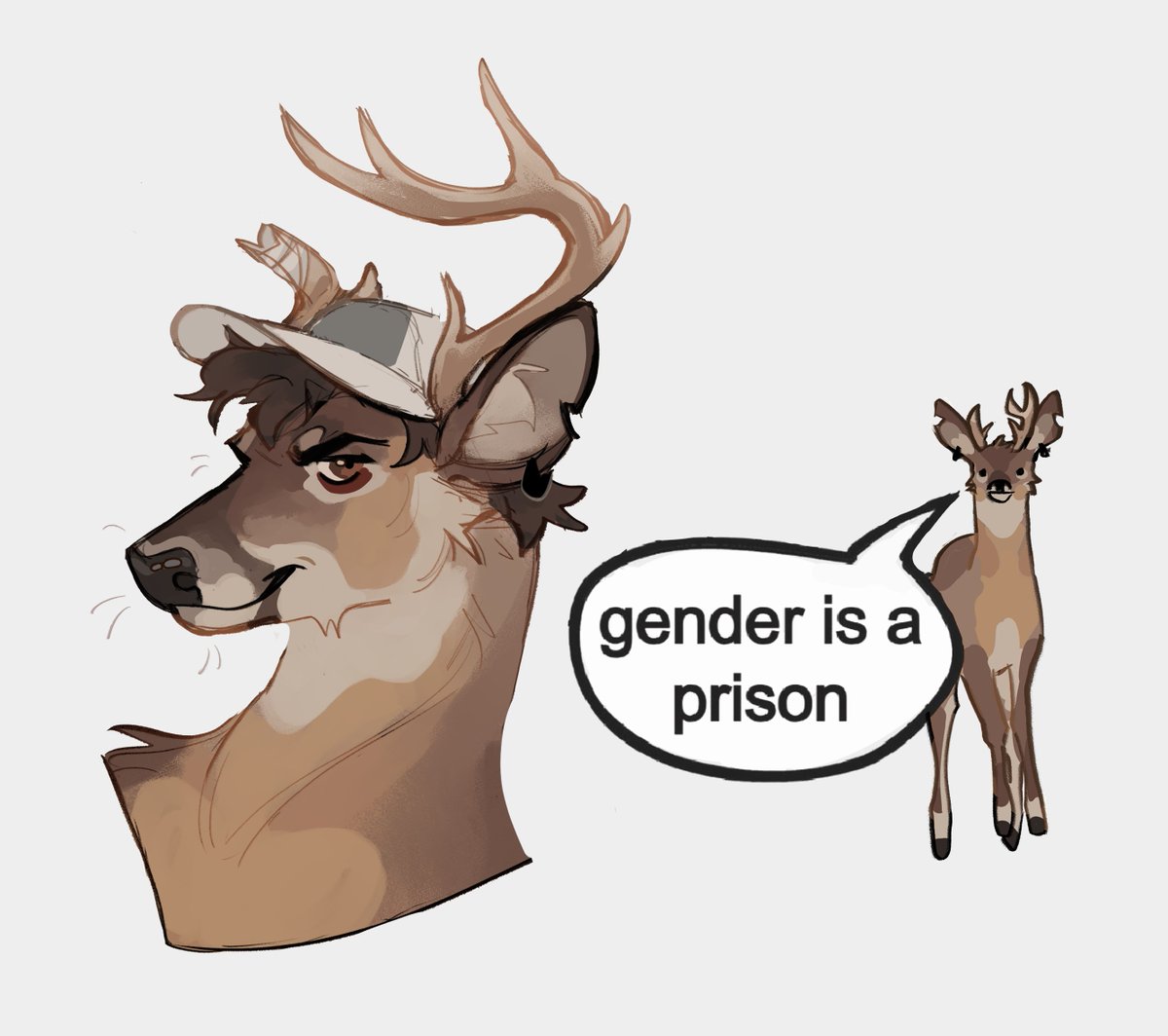 made deer sona for myself