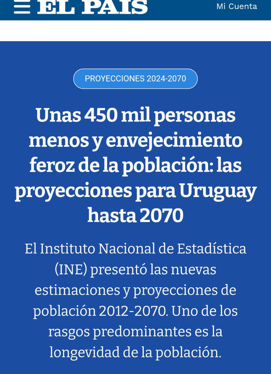 EQueimada's tweet image. Estas son prioridades.
Los liberprogres, no la ven y los zurdos del Partido Único son los verdaderos culpables y promotores de la agenda de despoblación de la ONU.
¡Despierta Uruguay! 🇺🇾