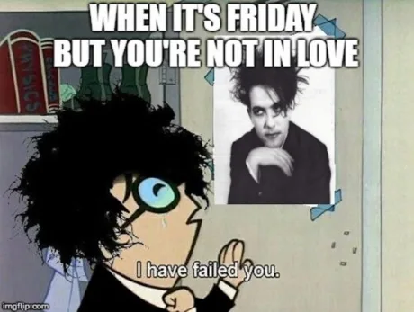 VampireFreaks's tweet photo. It's Friday! Do you have any plans for the weekend? π
#ItsFridayImInLove #TheCure #GothMeme #VampireFreaks https://t.co/0IHodDkv5J