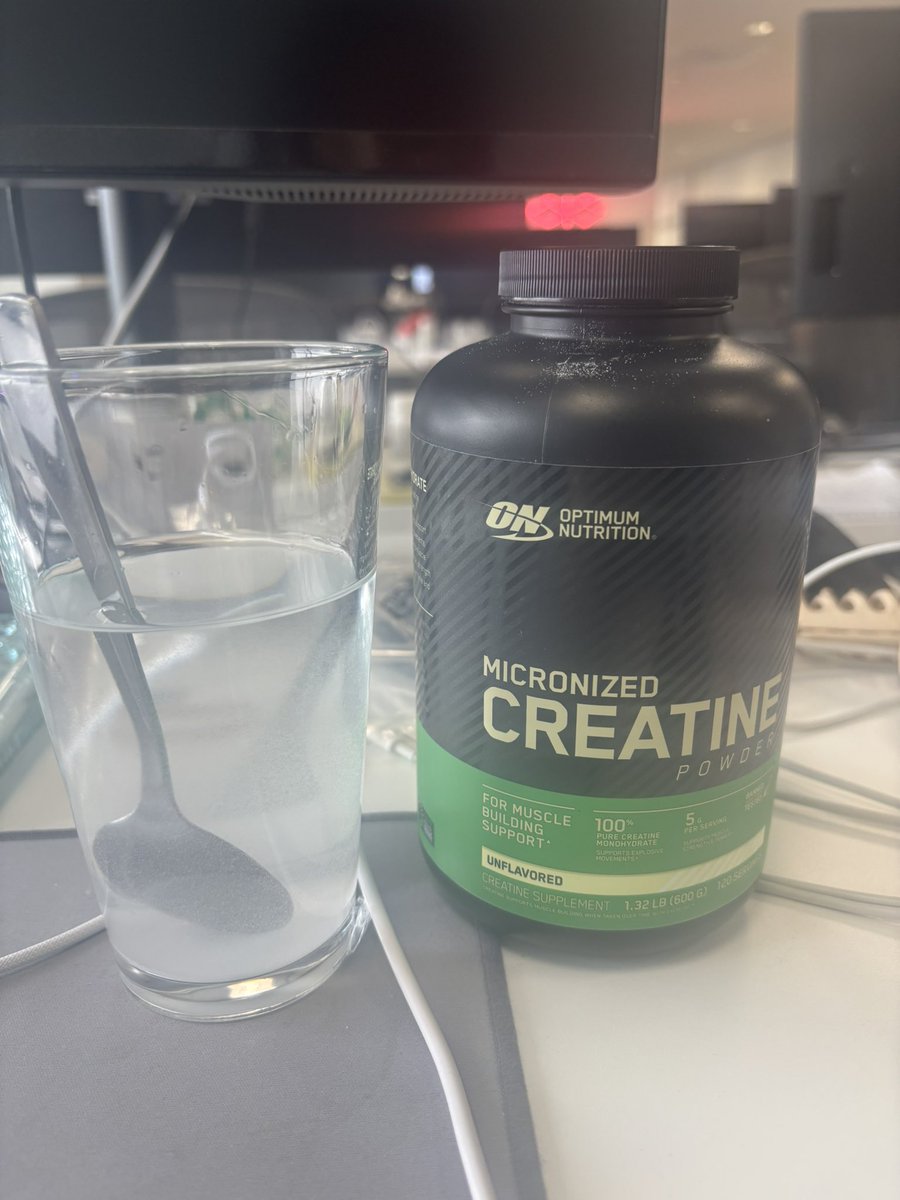 srachasaucee's tweet image. Does creatine even do anything 🥀