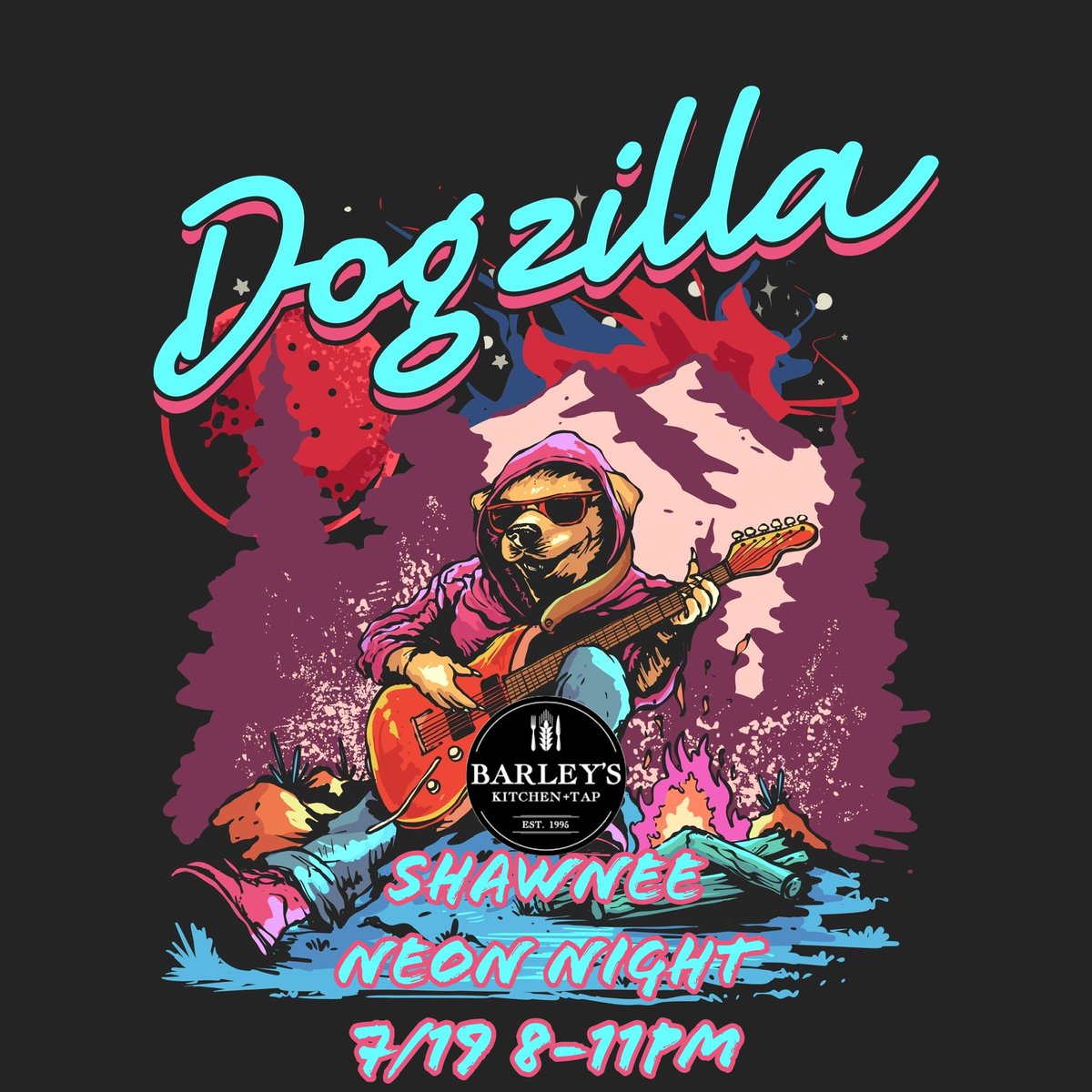 Our lineup this weekend is 🔥 Check out who's playing and come rock out with amazing tunes from some of our favorite musicians 🤩

➡️ Thurs - Garrett Childers at 5PM (Delirium Happy Hour)
➡️ Fri - Cowardly Lions at 8PM (Tie Dye Night)
➡️ Sat - Dogzilla at 8PM (Neon Night)