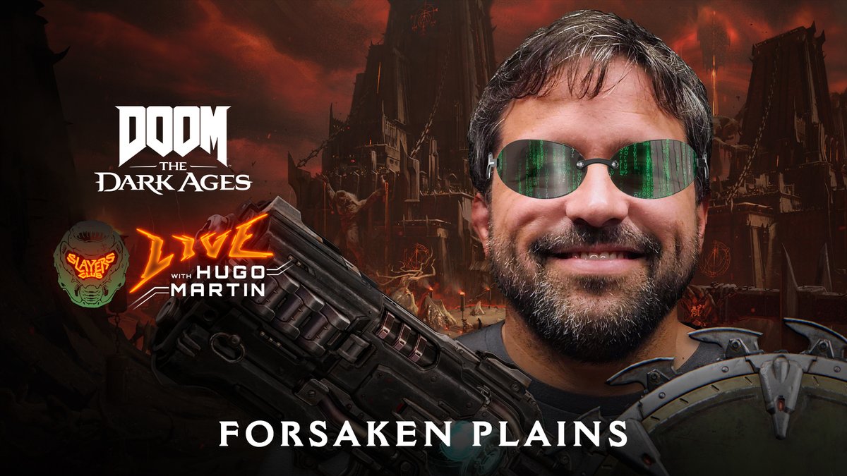 DOOM's tweet image. "i know jujitsu"
enter the matrix with us tonight at 6pm ET
DOOM: The Dark Ages | Hugo Martin's Game Director Playthrough | Chapter Seven
HD: twitch.tv/bethesda
HD: youtube.com/bethesdasoftwo…