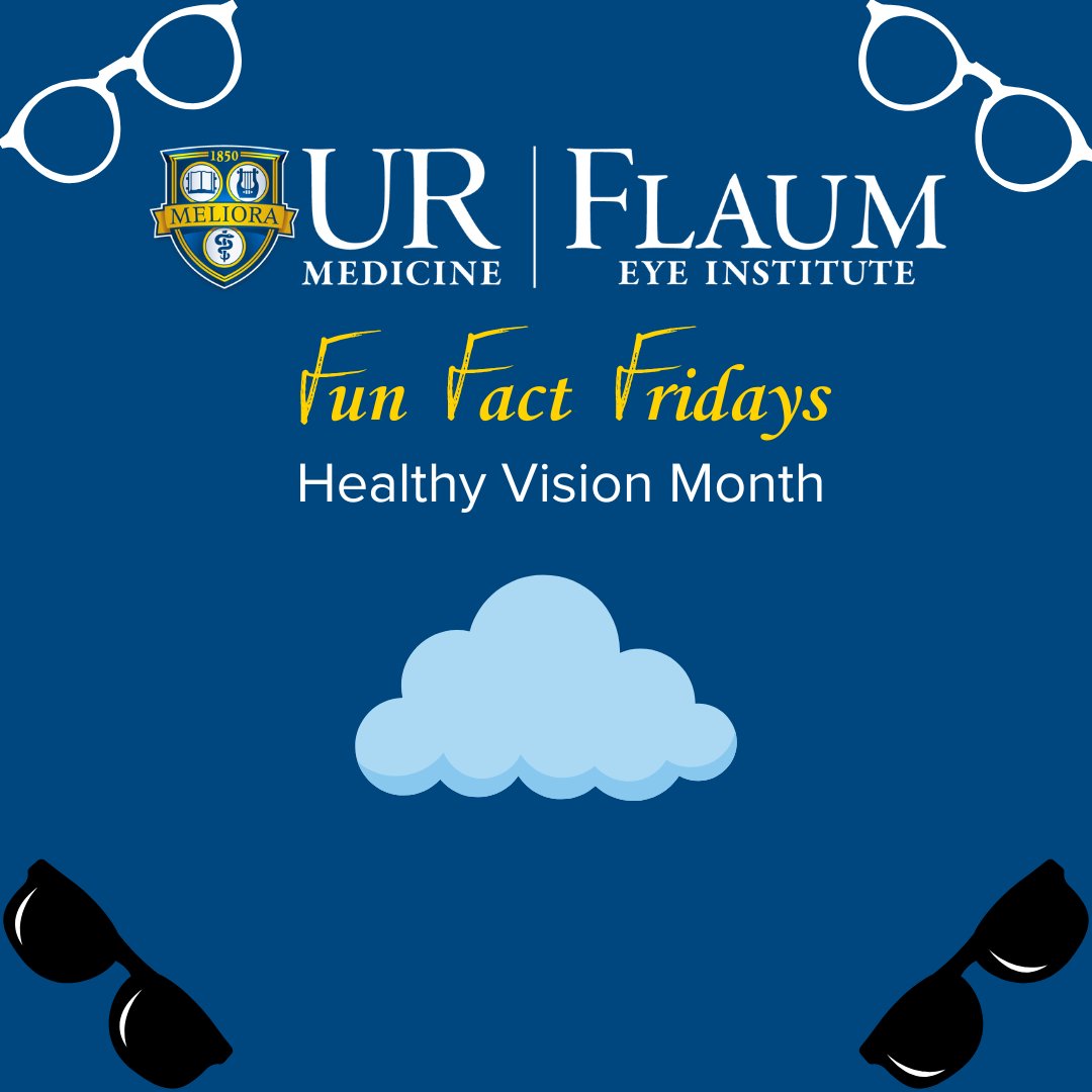 FlaumEye's tweet image. Did you know around 80% of UV rays can penetrate the clouds? Don't forget eye protection even on cloudy days!
#UVsafety #UVSafetyMonth #EyeCare #VisionCare #HealthyVision