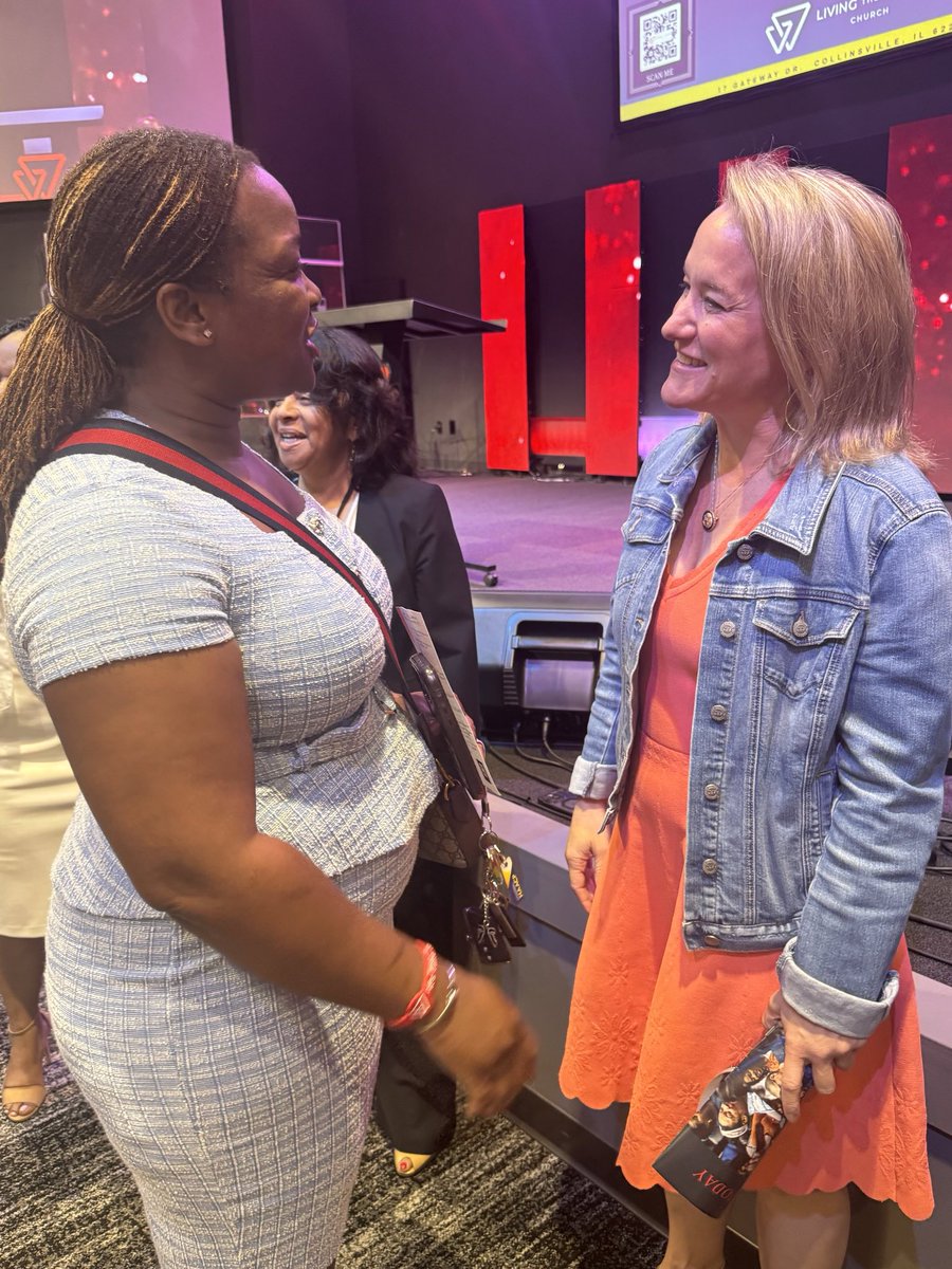 Weekends are always special when I get to connect with the community and attend Sunday service! 

I had a wonderful time with the incredible people at Living in the Word Church in Collinsville. Thank you to Executive Pastor Monique Green and Union Leader Jeff Collier for their