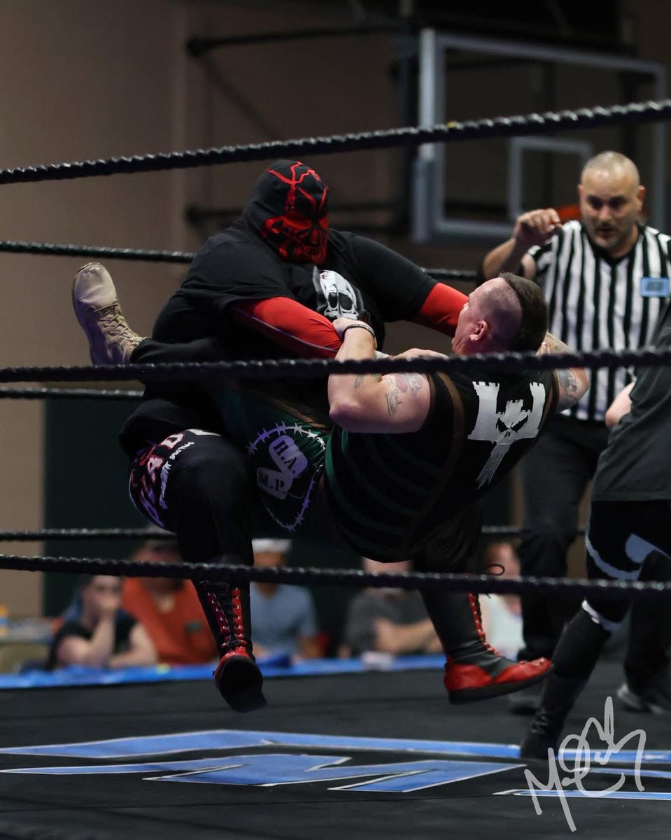 HCWLive23's tweet image. The Seventh Seal went to war with Johnny Faith and Kargar at HCW Justice For All.

#hcw #prowrestling #justiceforall