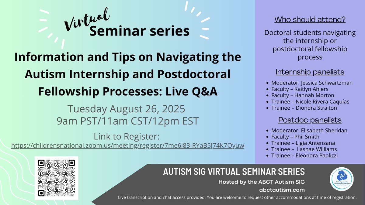 ABCT Autism SIG tweet media