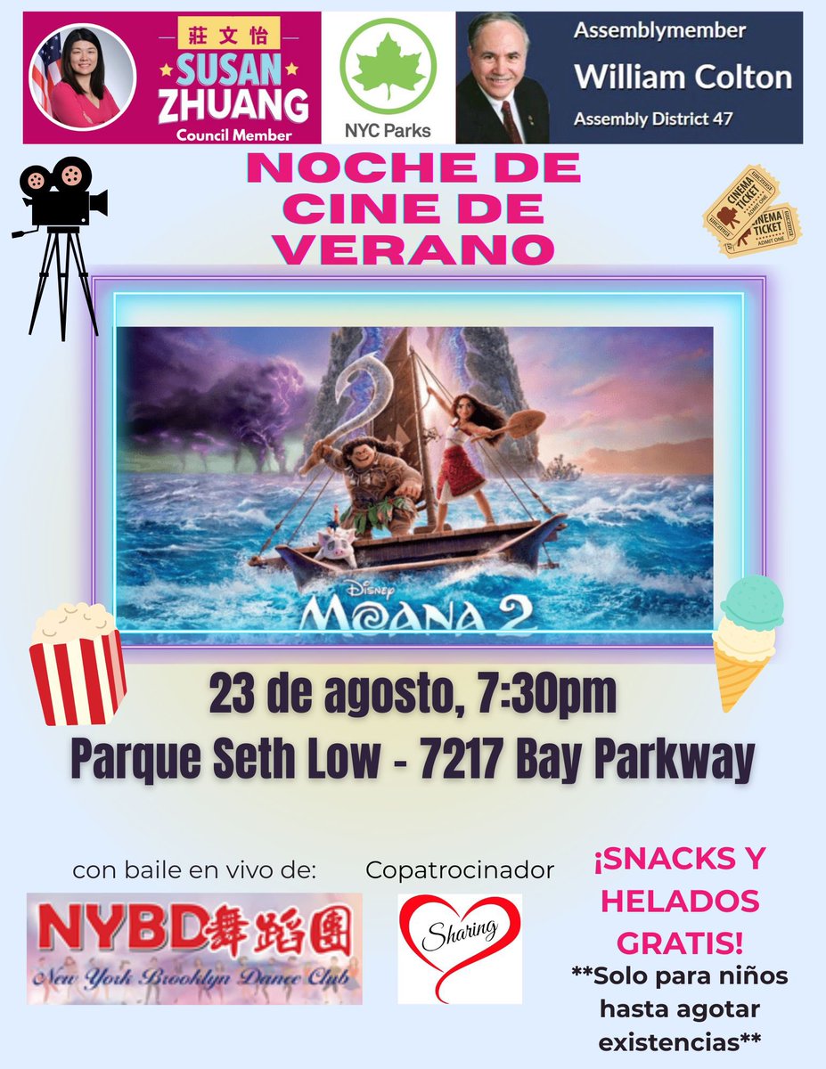 CMSusanZhuang's tweet image. Great news…movie night is back 🎥🎬🍿
We know how much you love it, we love it too. See you there!