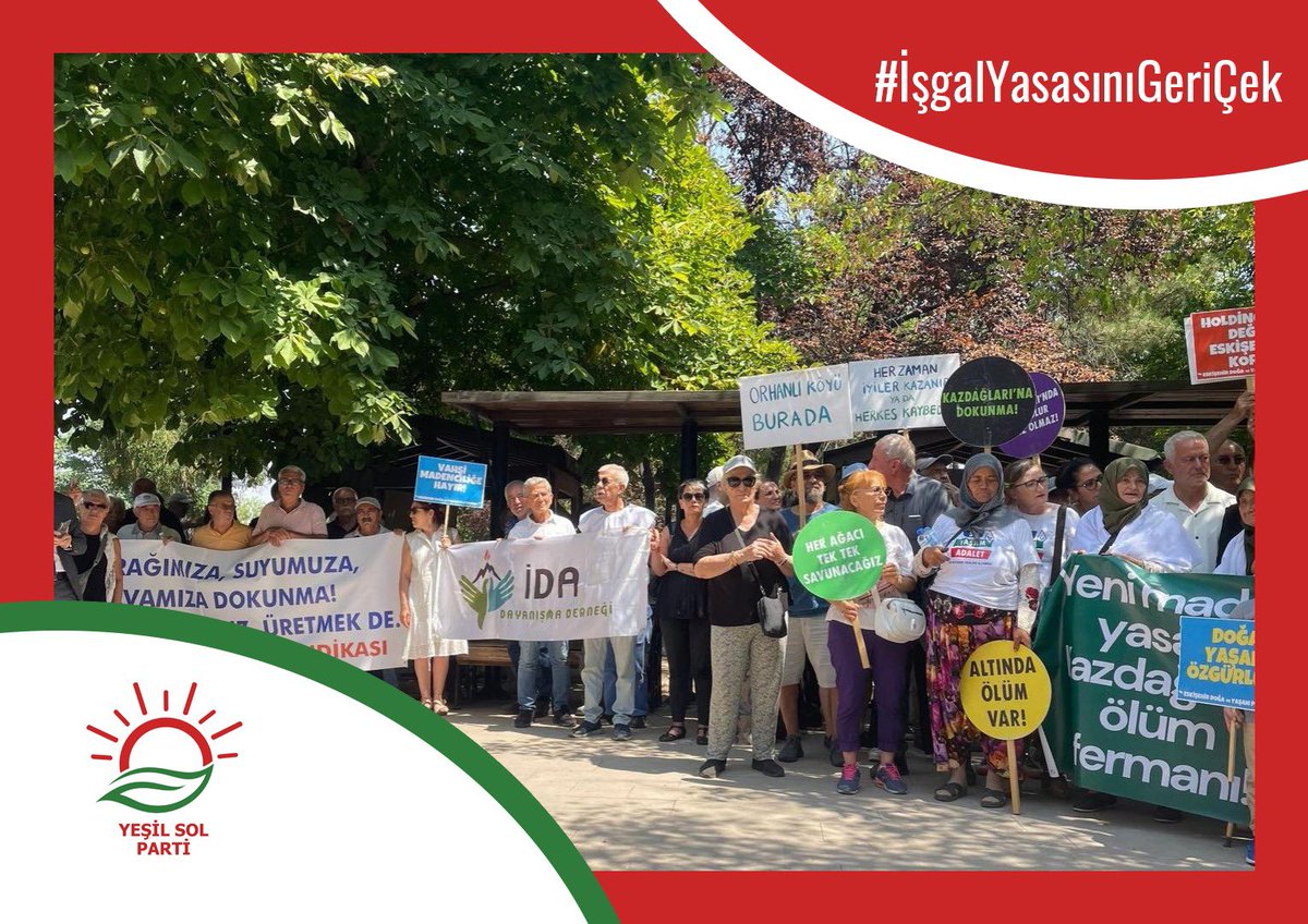 Bu ülke istediğiniz gibi talan edeceğiniz bir yer değil!

#İşgalYasasınıGeriÇek