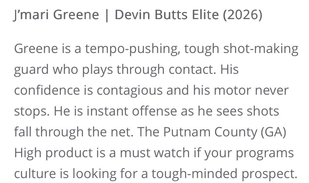 DBE2025's tweet image. Thank you @BTS_Report 

Coaches come check J’mari Greene out this weekend!! ( @GreeneJmari )