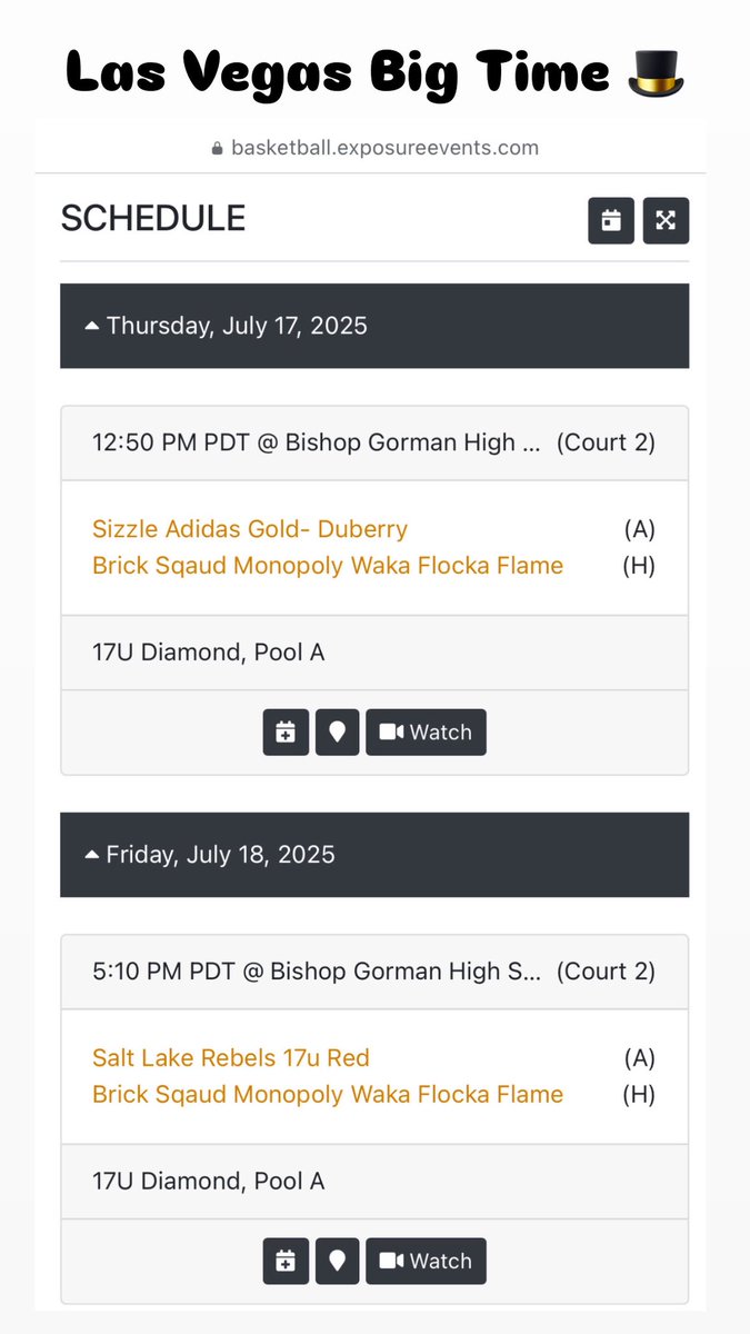 Day 1 and 2 of the LAS VEGAS BIG TIME TOURNAMENT.