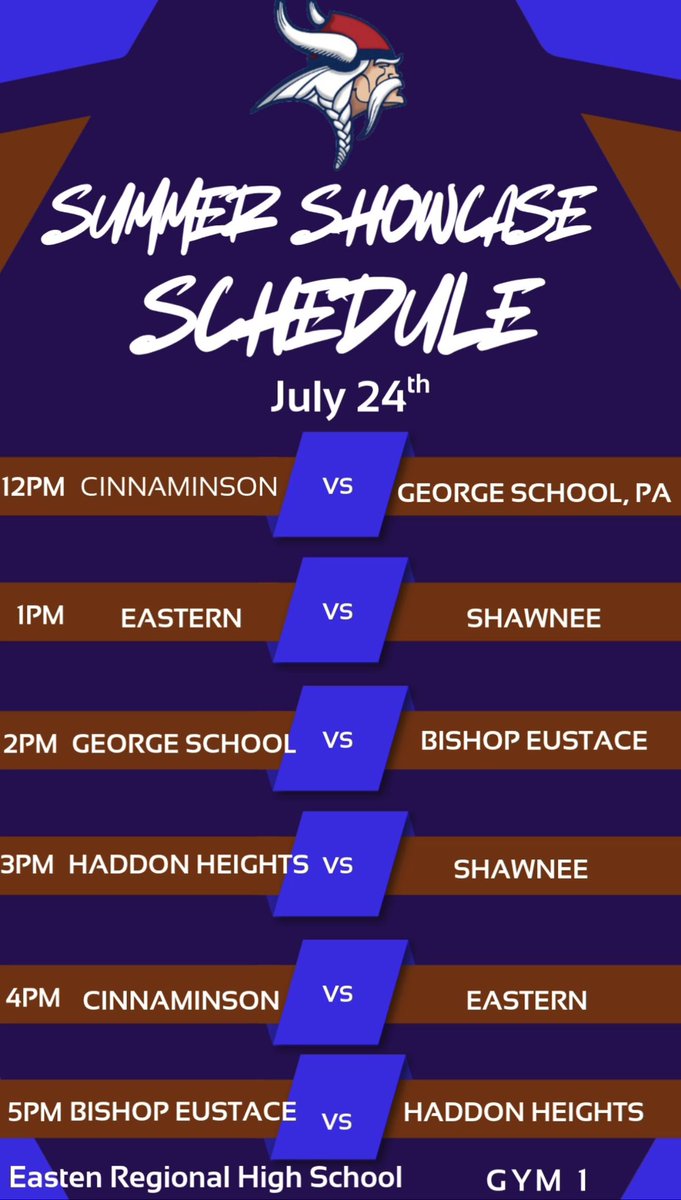 2nd Annual Showcase
<a href="/shawneeladybbal/">Shawnee Girls Hoops</a> <a href="/BEPrepGirlsBB/">Bishop Eustace Prep Girls Basketball</a> <a href="/3HSGirlsBball/">Garnets Girls Basketball</a> <a href="/easternviking/">Eastern Athletics & Activities</a> <a href="/GeorgeSchool/">George School</a>