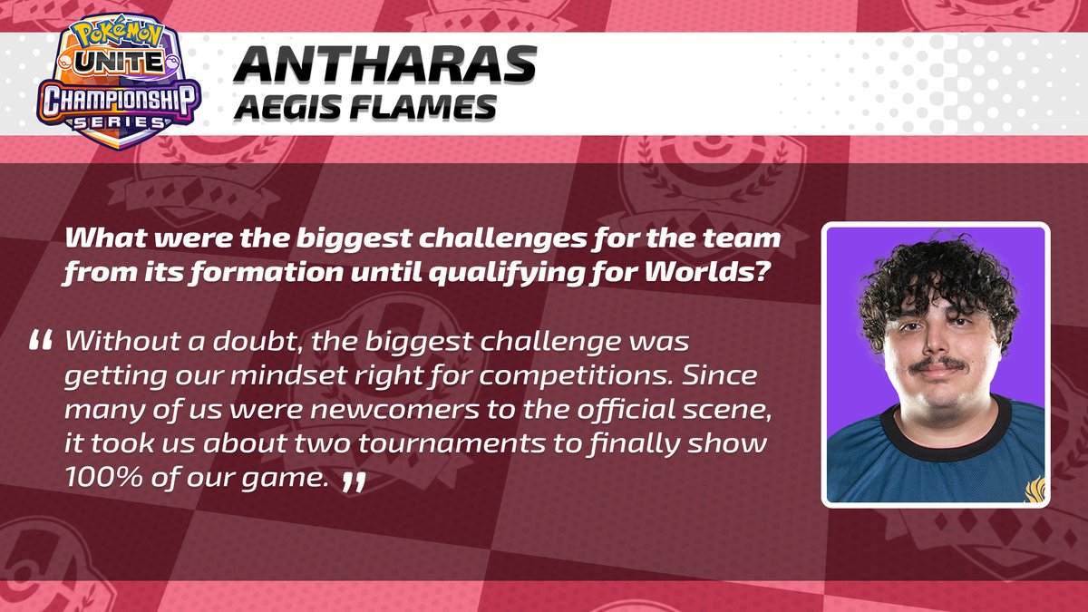 UniteEsports's tweet image. With experience from Worlds 2024, @Antharas_ is ready to burn bright with BR region representatives @aegisflames in Anaheim! 🔥
#PokemonUNITE | #UNITEesports