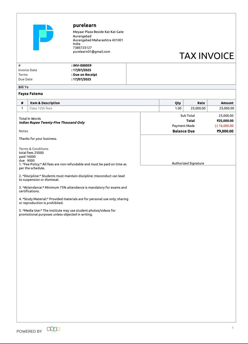 Update
🎯 Target: ₹25,000
💰 Raised: ₹16,650
🧾 ₹16,000 already paid
💸 ₹9,000 still to be paid
🔁 Remaining to raise: ₹8,350

Fee receipt is attached herewith.
#fundraising #EducationForAll #DonateNow