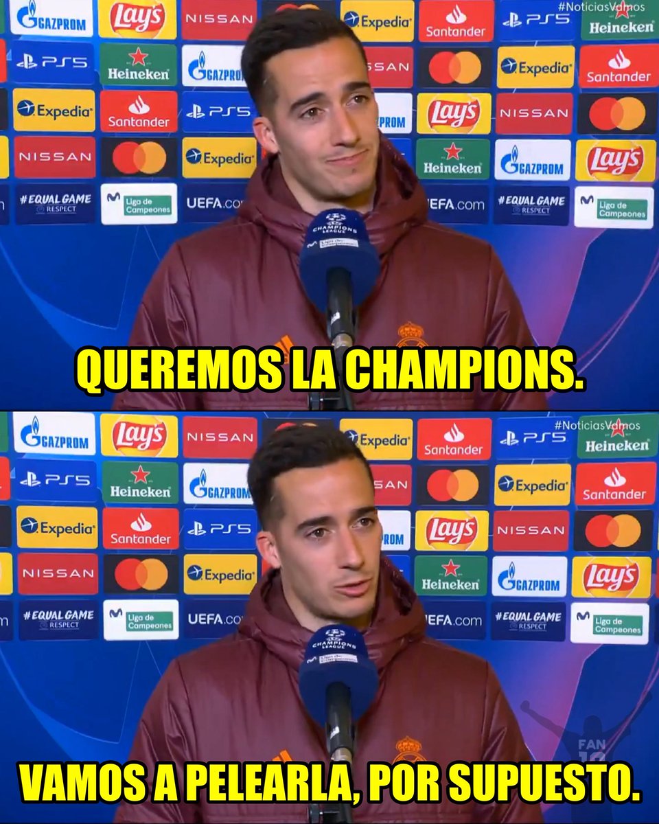 Gracias por una de las mejores frases de la historia, Lucas Vázquez. 🥹🤍🏆