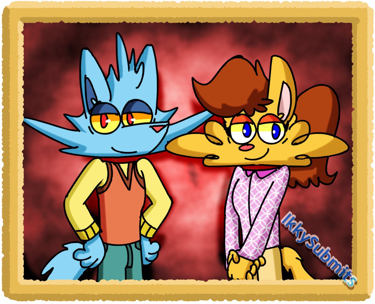 IkkySubmits's tweet image. Carol's Parents. Chester and Edna. Next Door Carnivore #nextdoorcarnivore #grandparents #furry #furryart #furryartwork #anthro #anthroart #wolf #chester #edna #carol #carolwilderson #nextdoorcarnivorechester #nextdoorcarnivoreedna