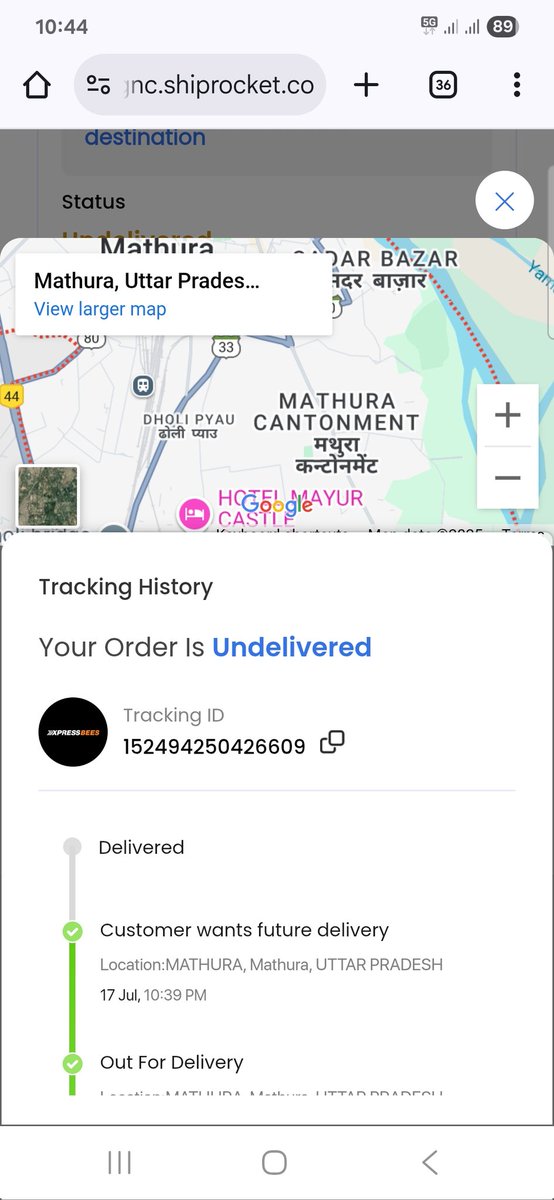 prv_chkr's tweet photo. @GNC_India @XpressBees_IN 
Nobody calls me and showing customer wants future delivery .. 
 Wrost service . 
Don' buy Gnc product . 
Wrost courier service . https://t.co/uUENpwkXyj