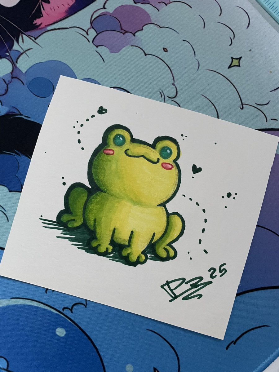 He utilizado por primera vez rotuladores con base de alcohol. Son una pasada❤️
Desde hace muchos años tenía ganas de probarlos y no me han decepcionado en absoluto🥰

#kirby #traditionalart #ComisionesAbiertas