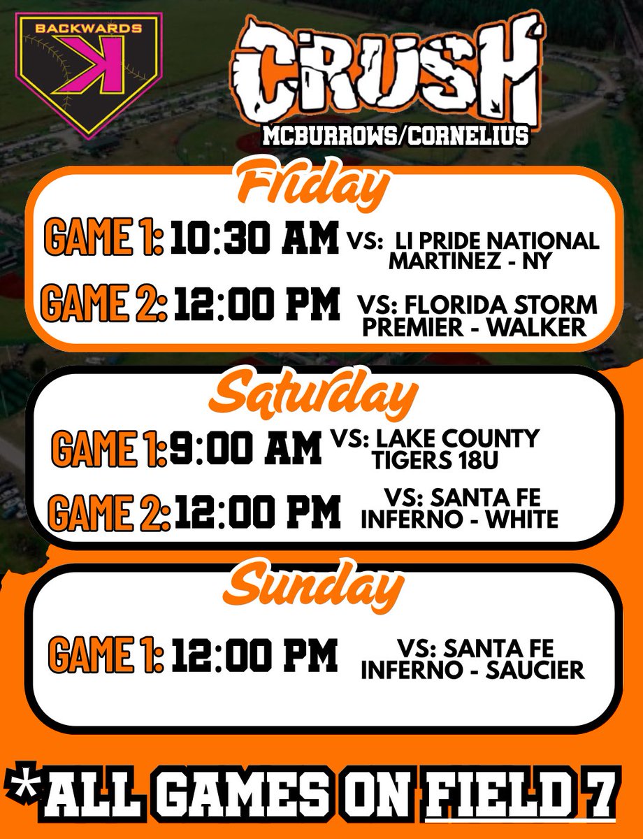 Avalina Cleffi 2027 (@avcleffi_27) on Twitter photo One last go with our <a href="/FastpitchCrush/">Crush Fastpitch-Lake Wales</a> seniors. Sure will miss these ladies!! See you there at <a href="/BackwardsKJax/">Backwards K Softball</a> in Newberry starting tomrrow! One last go with our <a href="/FastpitchCrush/">Crush Fastpitch-Lake Wales</a> seniors. Sure will miss these ladies!! See you there at <a href="/BackwardsKJax/">Backwards K Softball</a> in Newberry starting tomrrow!