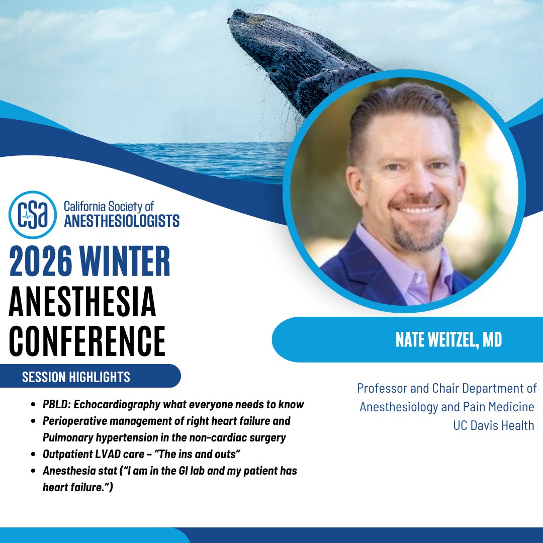 CSAHQ's tweet image. 🌺 Don’t miss Dr. Nate Wietzel at #CSAWinterConf26 — Jan 19–23 in Maui!
Top-tier cardiac prep for modern anesthesia care.
📍 Grand Wailea
🔗 ow.ly/AFT650WqSFh
#Anesthesia
