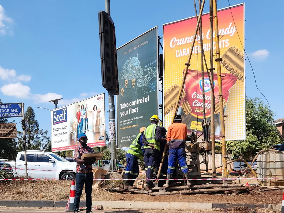 Core driling has started for the grade separation interchange at Borrowdale Rd and Churchill.