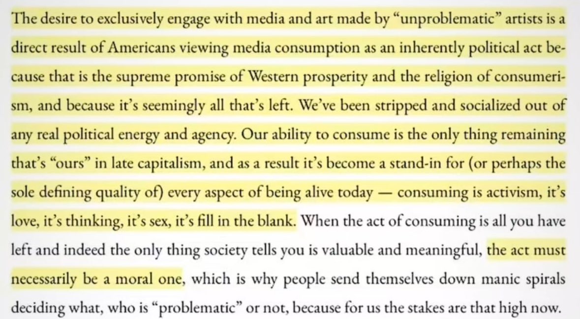 zk_bits's tweet image. Imagine having so little agency that you end up viewing yourself as just a consumer. And then, instead of doing smth about it, you make the act of consumption political, therefore removing what little agency you had given yourself in the first place delegating your decision…