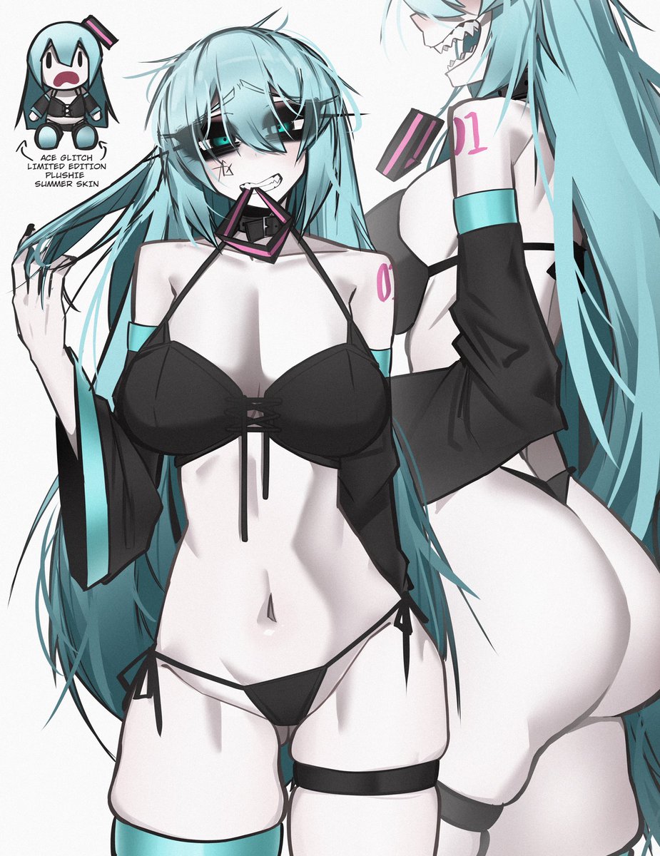 Lazy Miku in some random Bikini thing