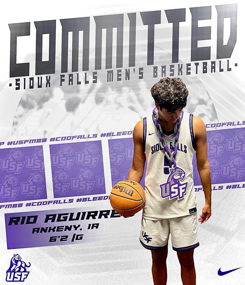 COMMITTED 💜🤍 <a href="/USFCougarsMBB/">USF Basketball</a> <a href="/CoachGuebsUSF/">Drew Guebert</a> <a href="/CooBasketball/">Chris Johnson</a>