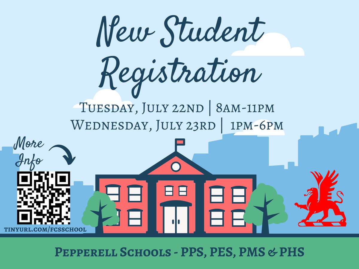 New Student Registration is next week!