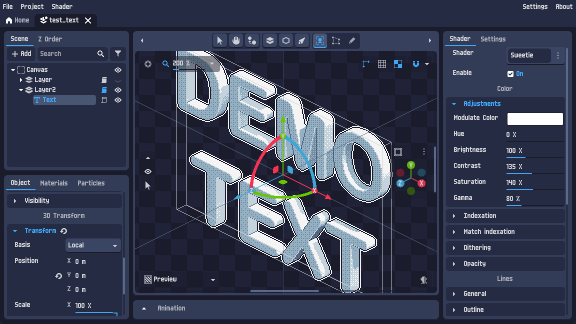 deakcor's tweet image. #PixelOver 0.18 Release Candidate 1 is out! Adds 2D & 3D text objects.
For detailed changes and access to pre-releases: deakcor.itch.io/pixelover/devl…
#GodotEngine #madewithgodot #indiedev #pixelart #gamedev