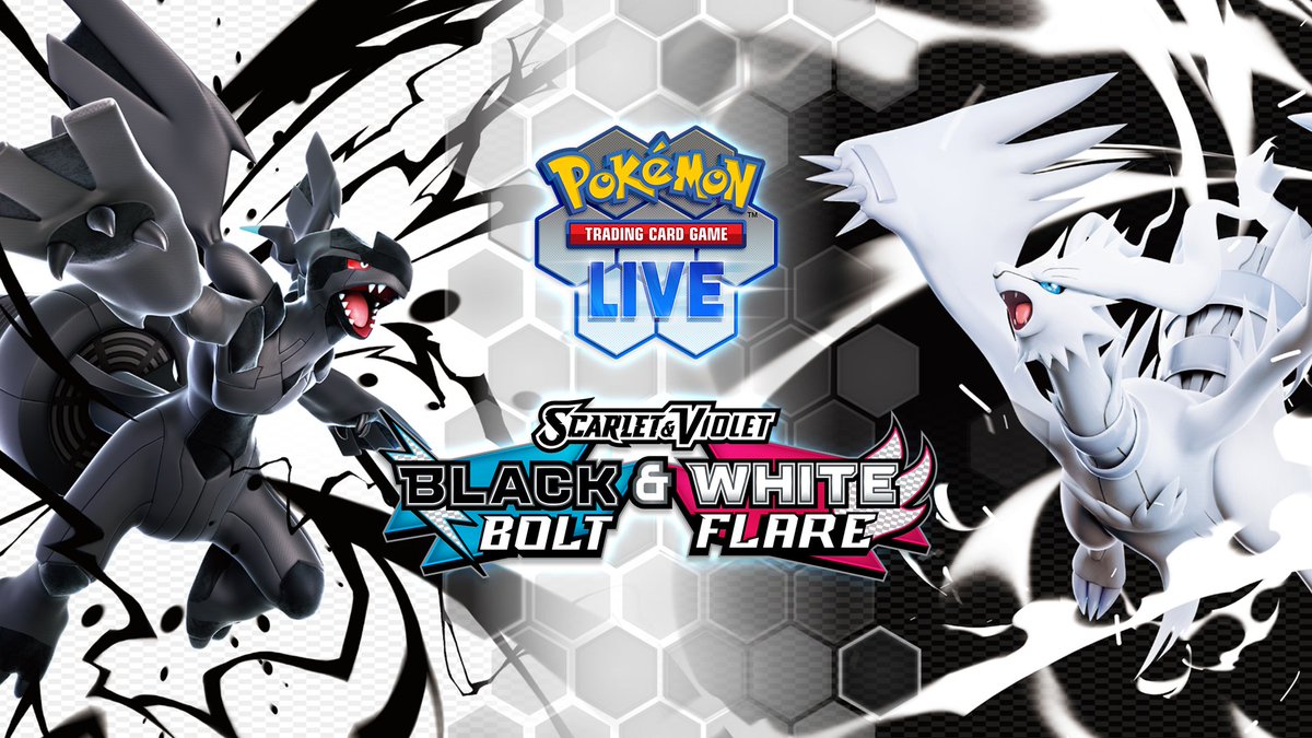 PokemonTCGLive's tweet image. Uncover all 156 Pokémon originally discovered in Unova, including the Legendary Zekrom and Reshiram, with the #BlackBolt ⚡ and #WhiteFlare 🔥 expansions— now available in Pokémon TCG Live!
🔗 pkmn.news/4lxFBji