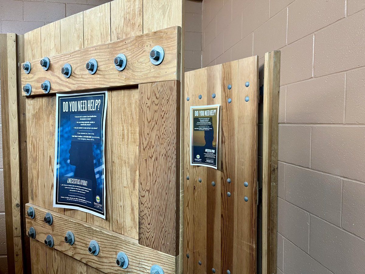 OhioAG's tweet image. “Do You Need Help?”
Posters raising awareness about the signs of human trafficking were placed in bathrooms across the Ohio State Fairgrounds today.
These posters offer a lifeline to victims—and a call to action for all of us.