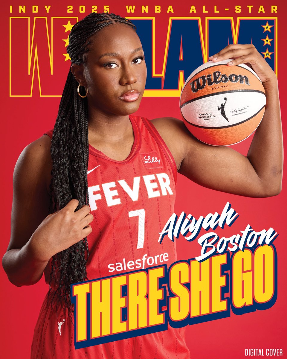 ABostonPost's tweet image. BOW BOW BOW 

AB slays the WNBA All-Star Slam cover🔥