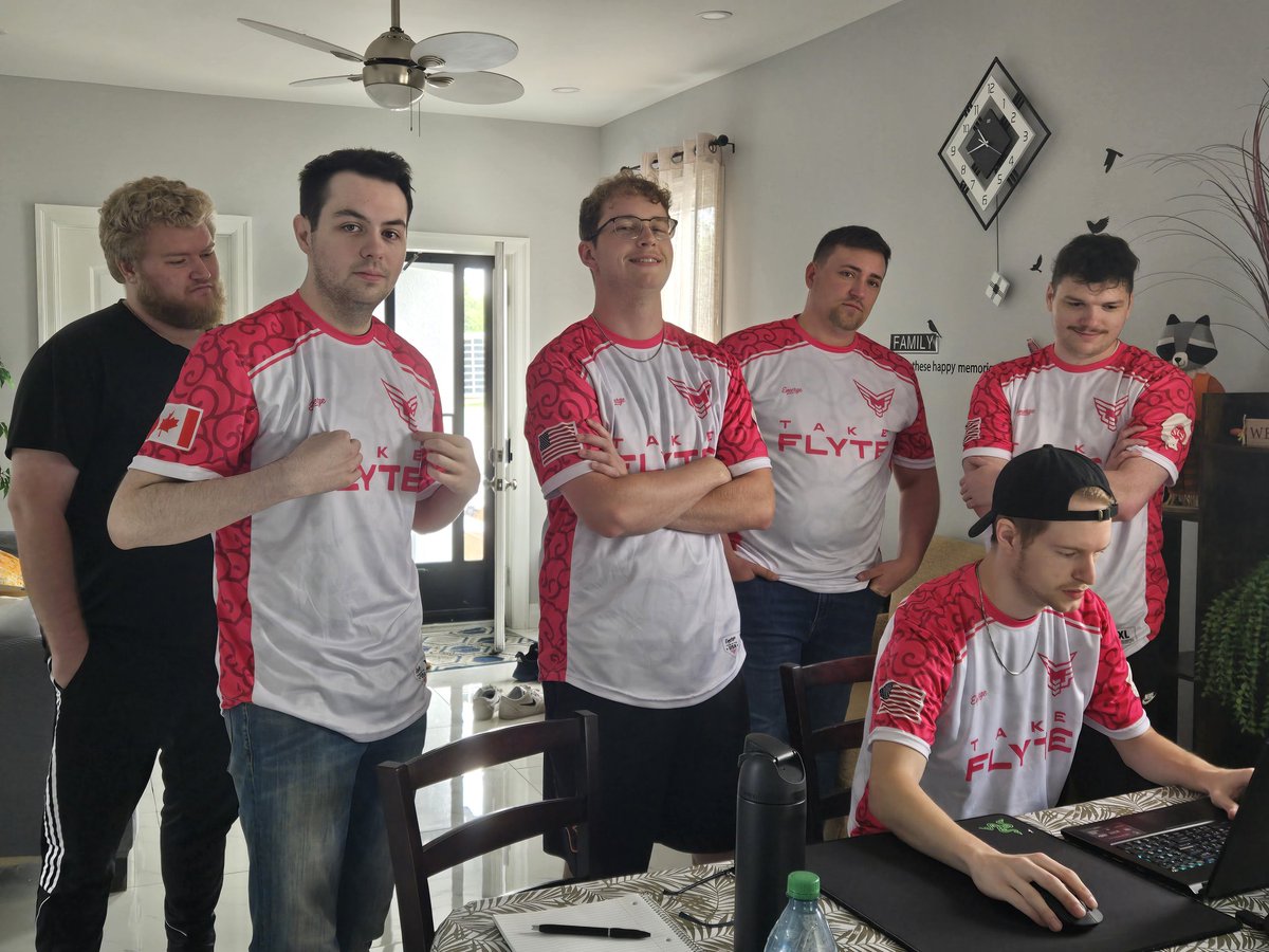 Take Flyte (@takeflytegg) on Twitter photo Take Flyte is taking on <a href="/fragadelphia/">Fragadelphia</a> 19 today in Windsor, Canada! π¨π¦
We face off against <a href="/ReignAboveGG/">Reign Above</a> for our first round in the group stage - we'll keep you updated as the day progresses.
#TakeFlyte βοΈ Take Flyte is taking on <a href="/fragadelphia/">Fragadelphia</a> 19 today in Windsor, Canada! π¨π¦
We face off against <a href="/ReignAboveGG/">Reign Above</a> for our first round in the group stage - we'll keep you updated as the day progresses.
#TakeFlyte βοΈ