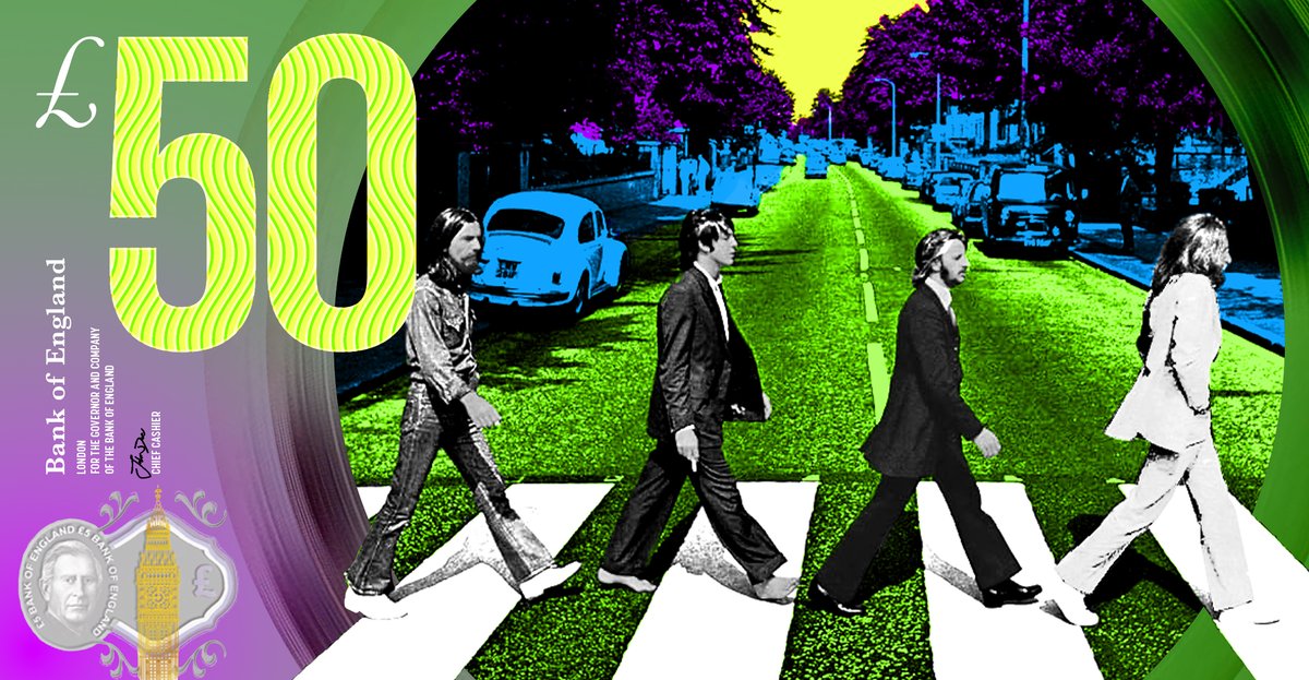 _PayComplete_'s tweet image. 🎶ROUND 2: THIS ONE HITS ALL THE RIGHT NOTES🎶
Cash unites us. So does music.
🎧 From The Beatles to Bowie to the Spice Girls — this is #TeamMusic, a tribute to British sound that shaped the world.

🎤 Would you vote for this note that sounds iconic?

#CashTech @bankofengland