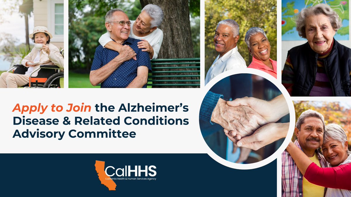 CalAging's tweet image. ⏰ Apply now! @Cal_HHS is seeking up to 6 members for the ADRCAC.
Looking for those with lived experience:
✔️ Caregivers
✔️ Providers
✔️ First responders
✔️ Physicians
✔️ Faith leaders
✔️ Advocates
📅 Apply by 7/21: bit.ly/4l4KTTs
ℹ️ Info: bit.ly/30emtPx